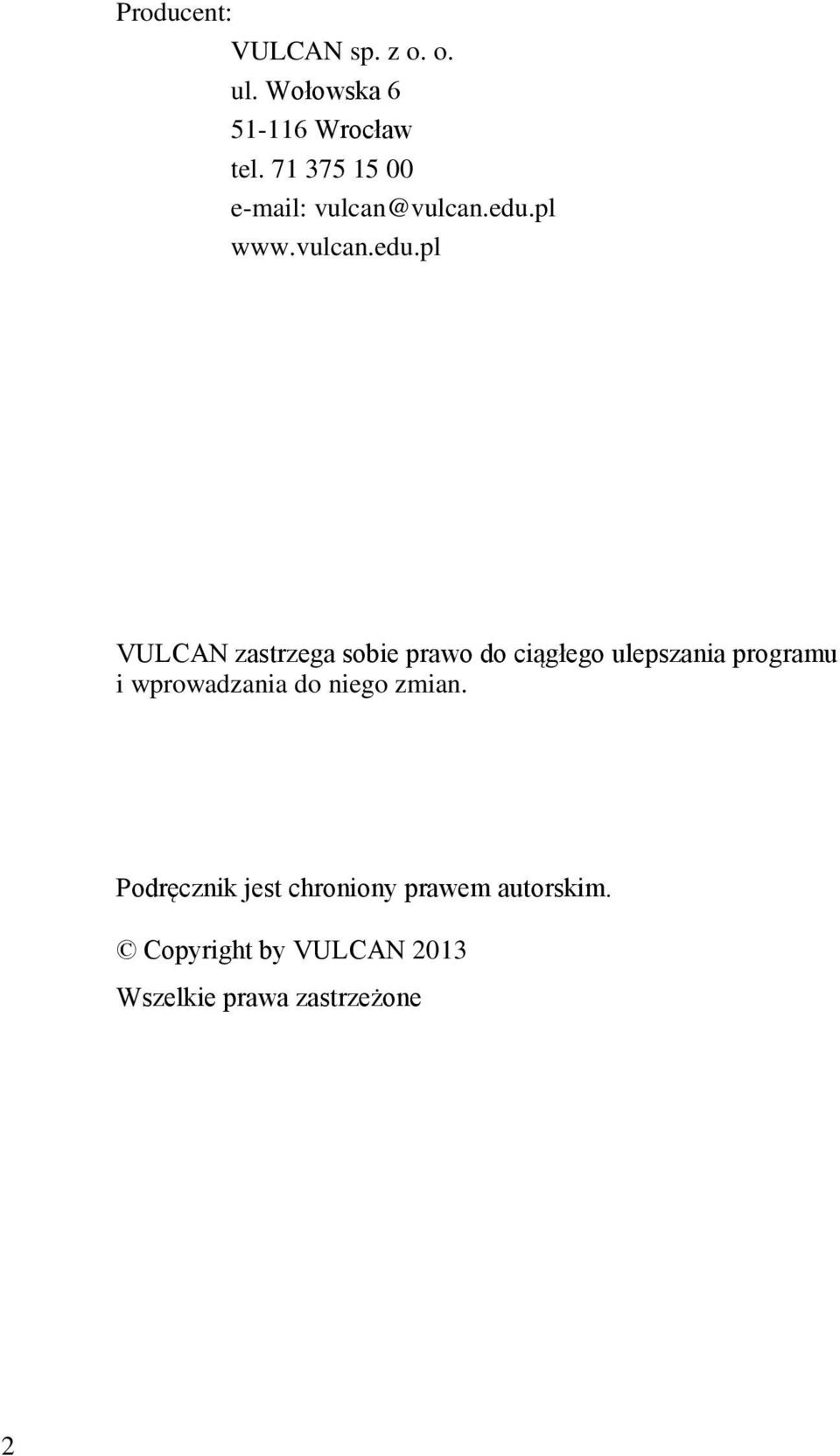 pl www.vulcan.edu.