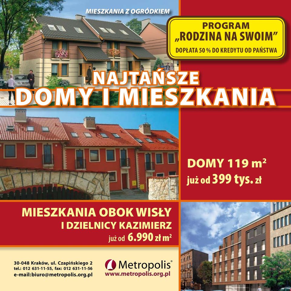 zł MIESZKANIA OBOK WISŁY I DZIELNICY KAZIMIERZ już od 6.