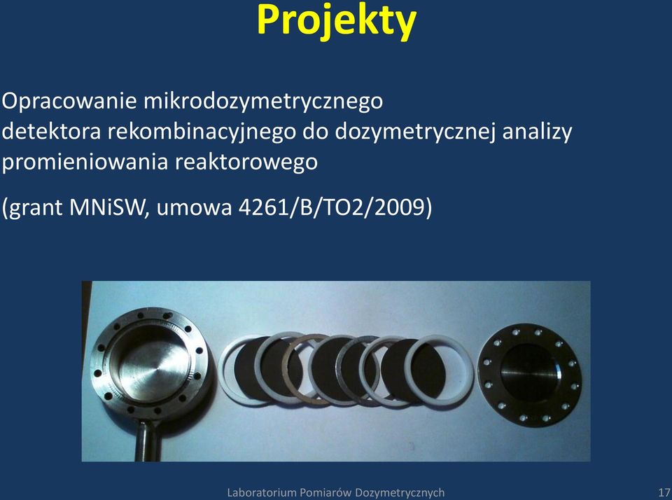 analizy promieniowania reaktorowego (grant MNiSW,