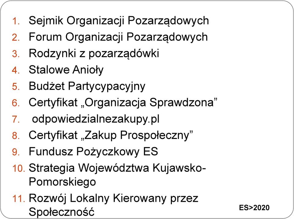 Certyfikat Organizacja Sprawdzona 7. odpowiedzialnezakupy.pl 8.