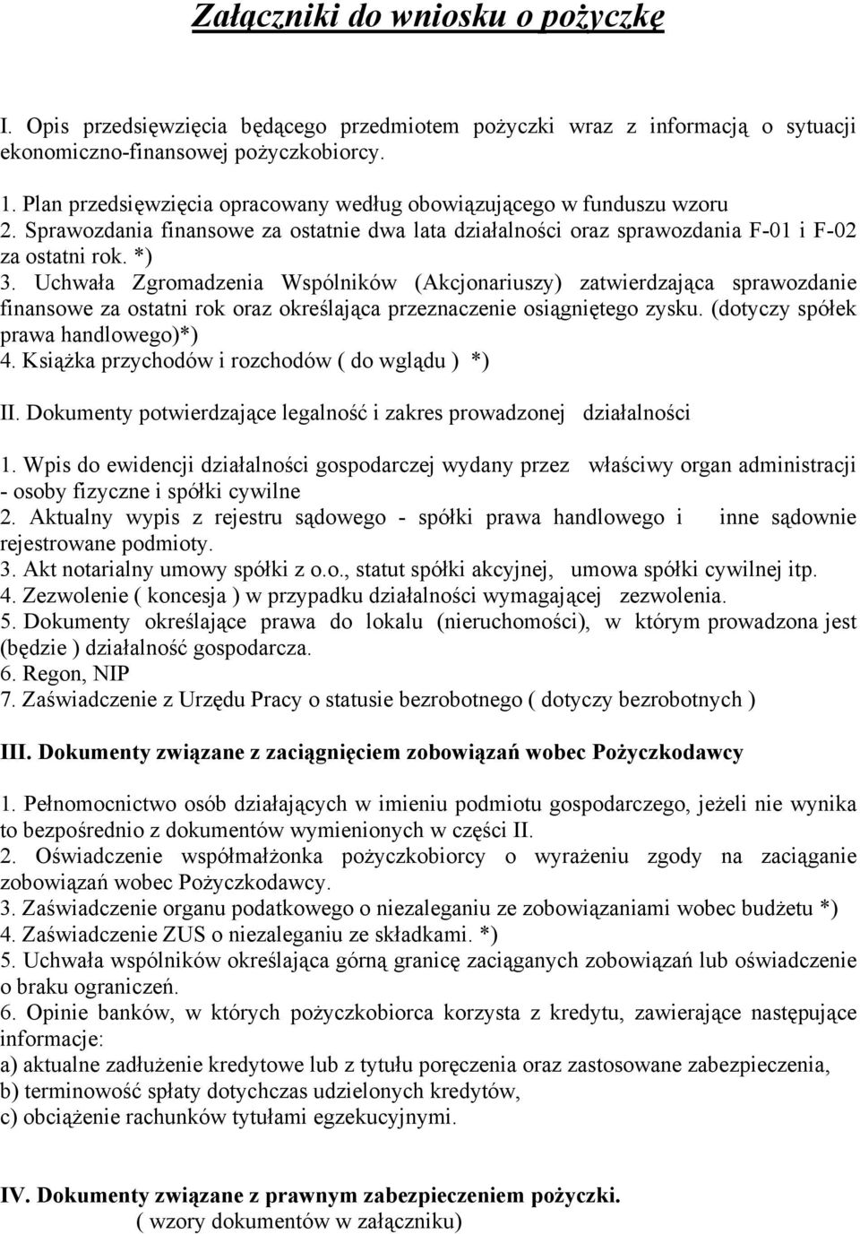 Uchwała Zgromadzenia Wspólników (Akcjonariuszy) zatwierdzająca sprawozdanie finansowe za ostatni rok oraz określająca przeznaczenie osiągniętego zysku. (dotyczy spółek prawa handlowego)*) 4.