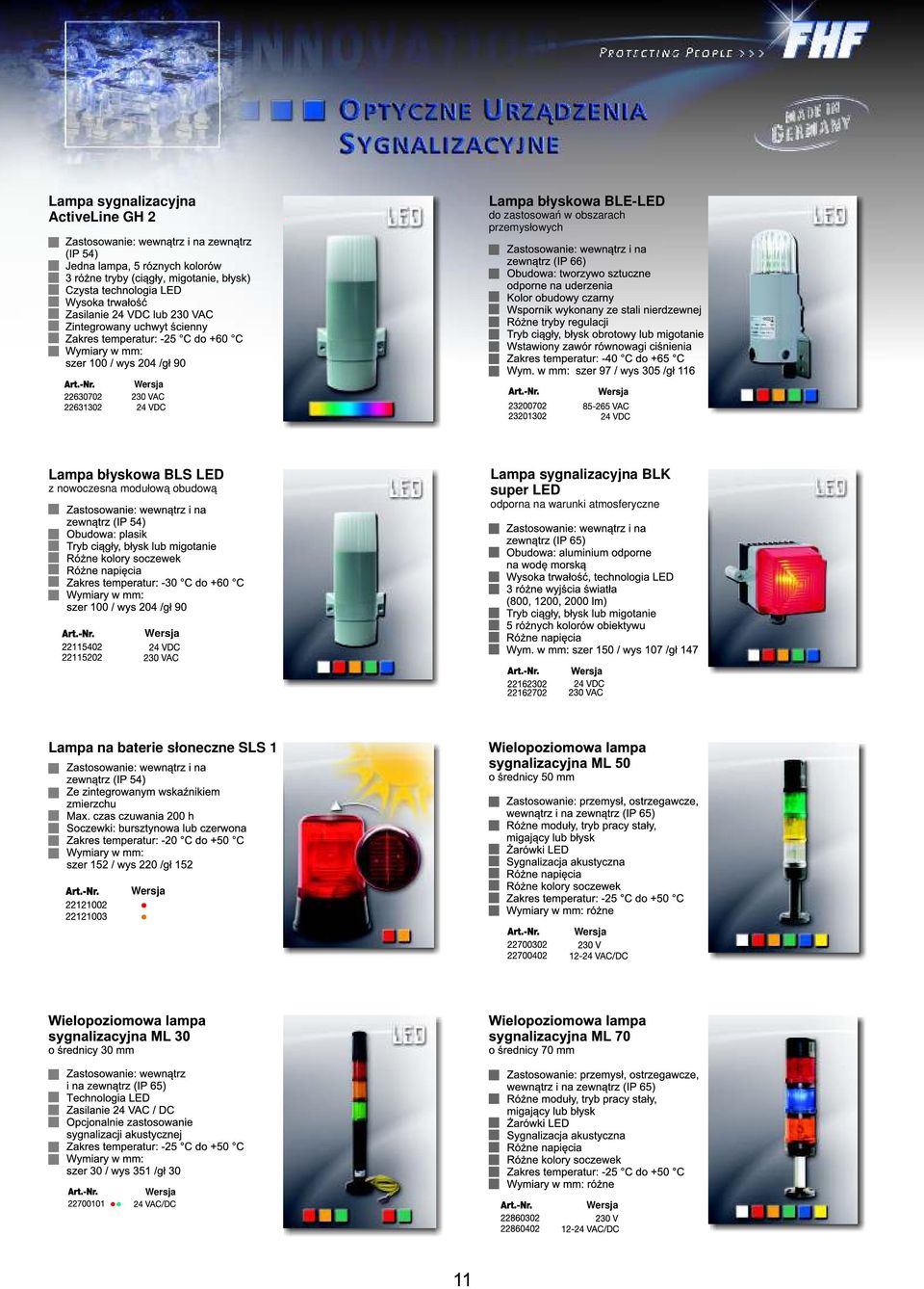 nowoczesna modułową obudową Lampa sygnalizacyjna BLK super LED