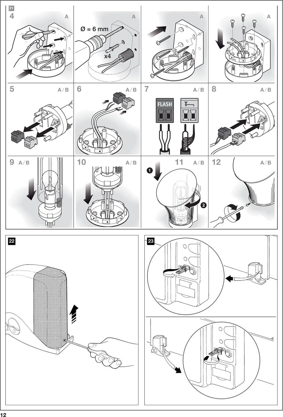 A/ B A/ B 9 A / B 10 A