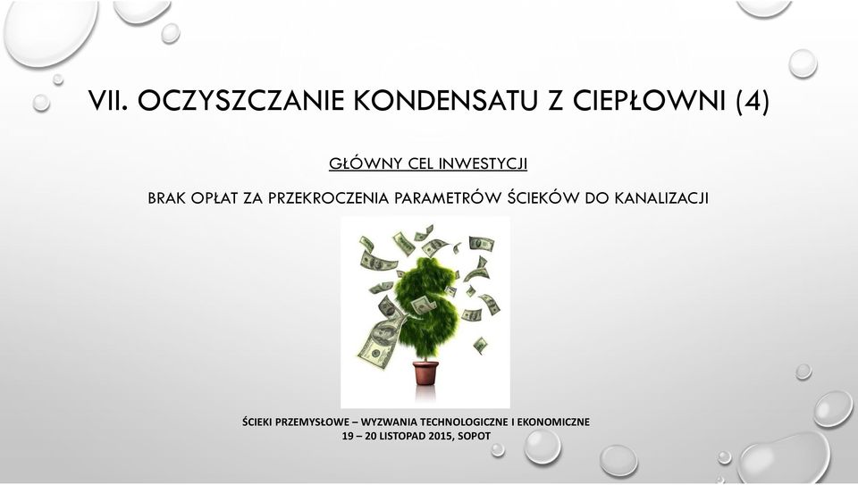 INWESTYCJI BRAK OPŁAT ZA