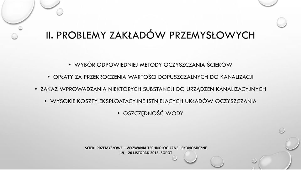 KANALIZACJI ZAKAZ WPROWADZANIA NIEKTÓRYCH SUBSTANCJI DO URZĄDZEŃ
