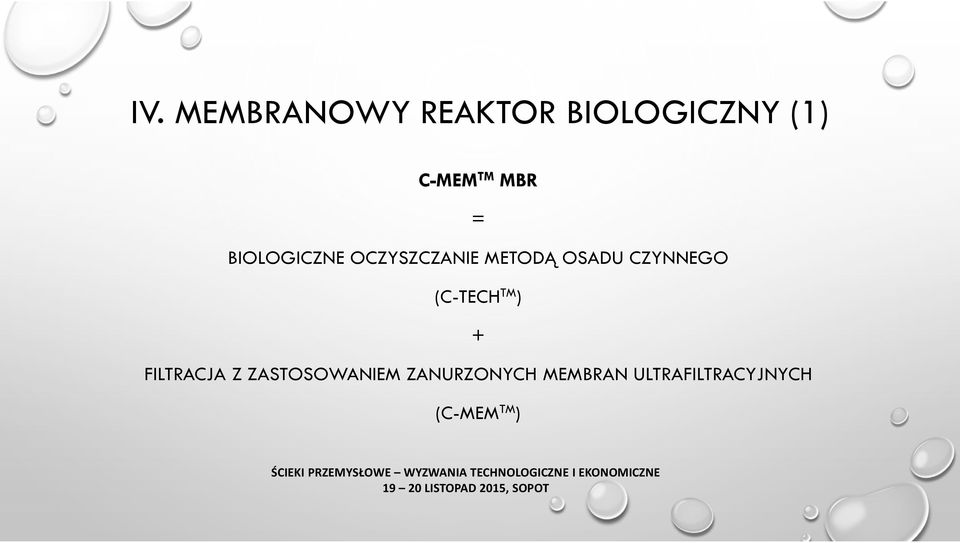 CZYNNEGO (C-TECH TM ) + FILTRACJA Z