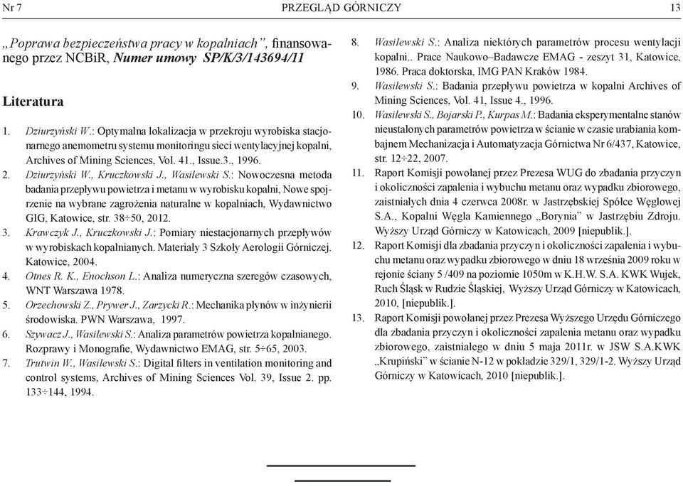 , Kruczkowski J., Wasilewski S.