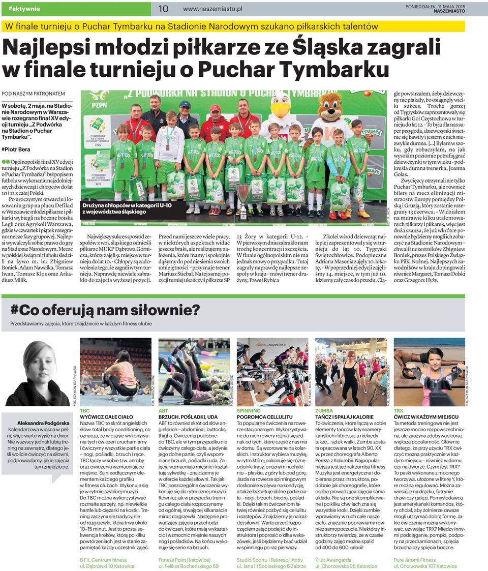 Wsobotę,2maja,naStadionie Narodowym w Warszawie rozegrano finał XV edycji turnieju Z Podwórka na Stadion o Puchar Tymbarku.