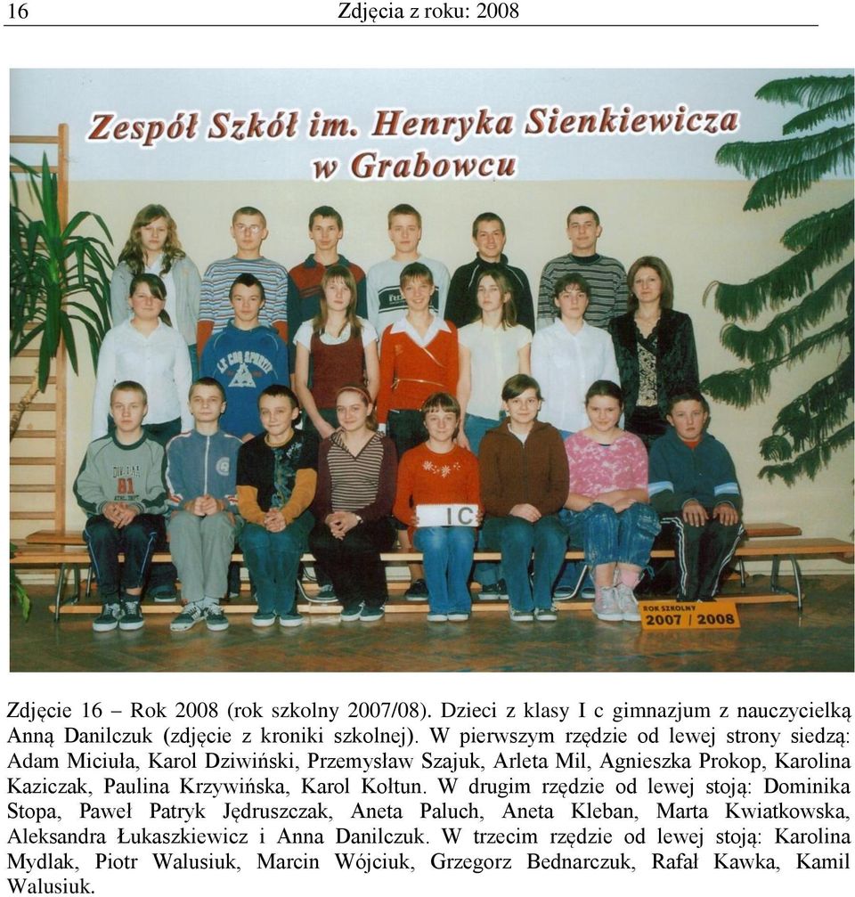 Krzywińska, Karol Kołtun.
