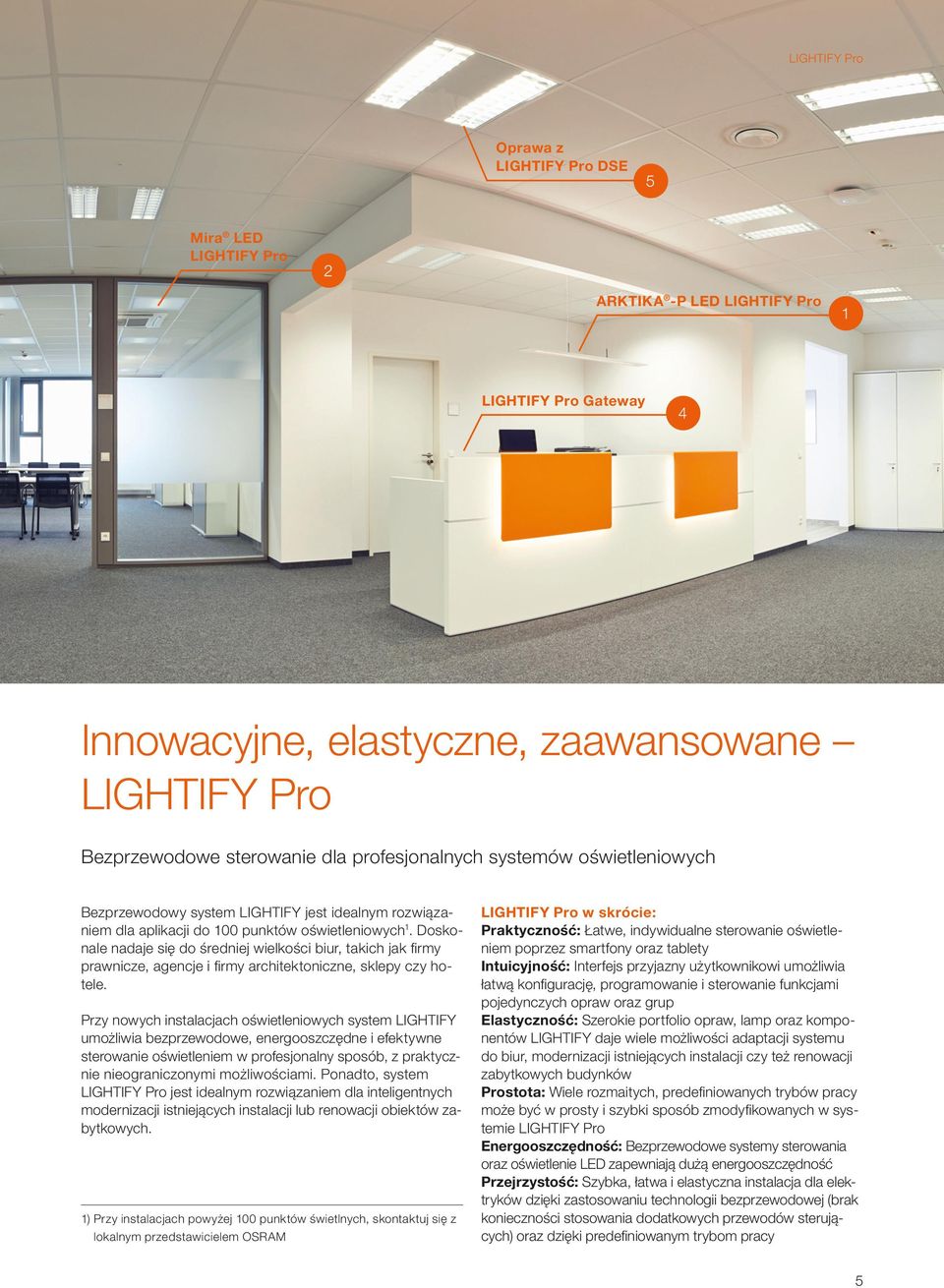 Doskonale nadaje się do średniej wielkości biur, takich jak fi rmy prawnicze, agencje i fi rmy architektoniczne, sklepy czy hotele.