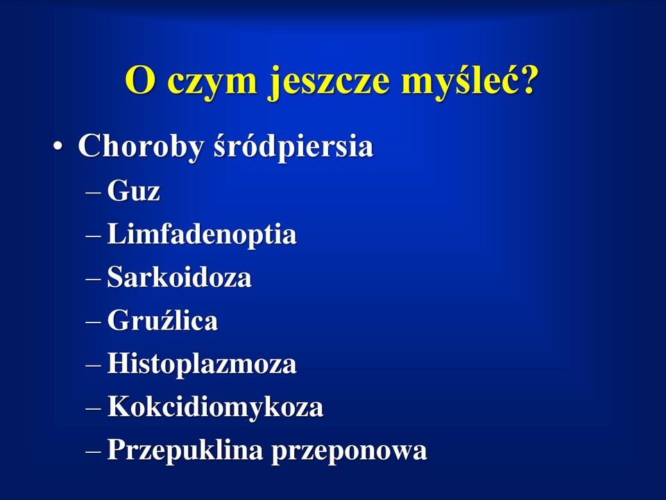 Limfadenoptia Sarkoidoza