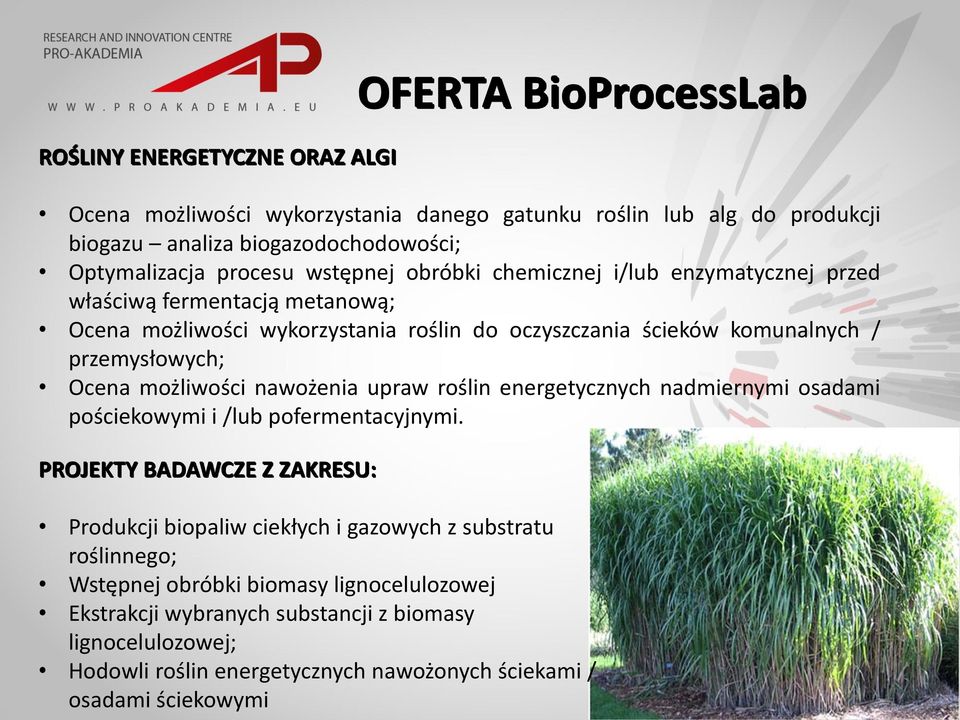 możliwości nawożenia upraw roślin energetycznych nadmiernymi osadami pościekowymi i /lub pofermentacyjnymi.