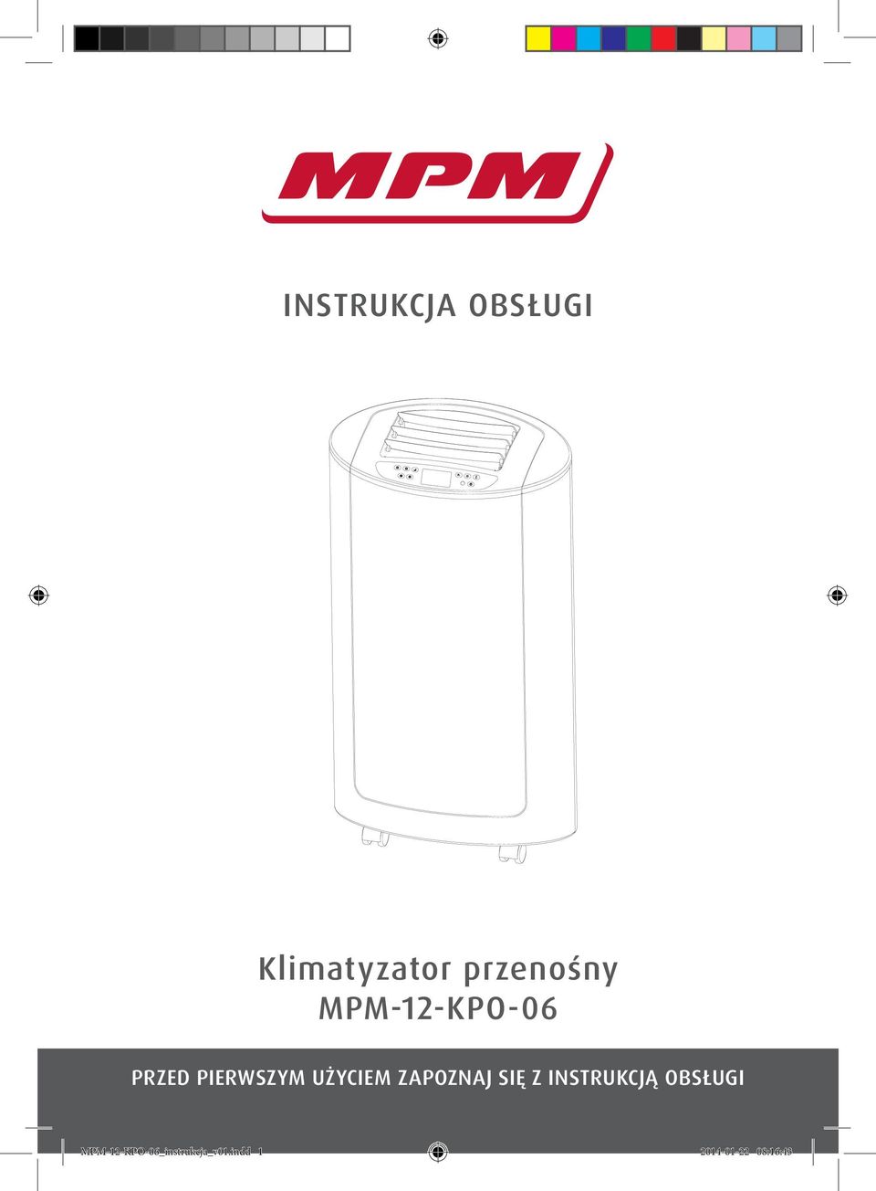 Klimatyzator przenośny MPM-12-KPO-06 - PDF Darmowe pobieranie