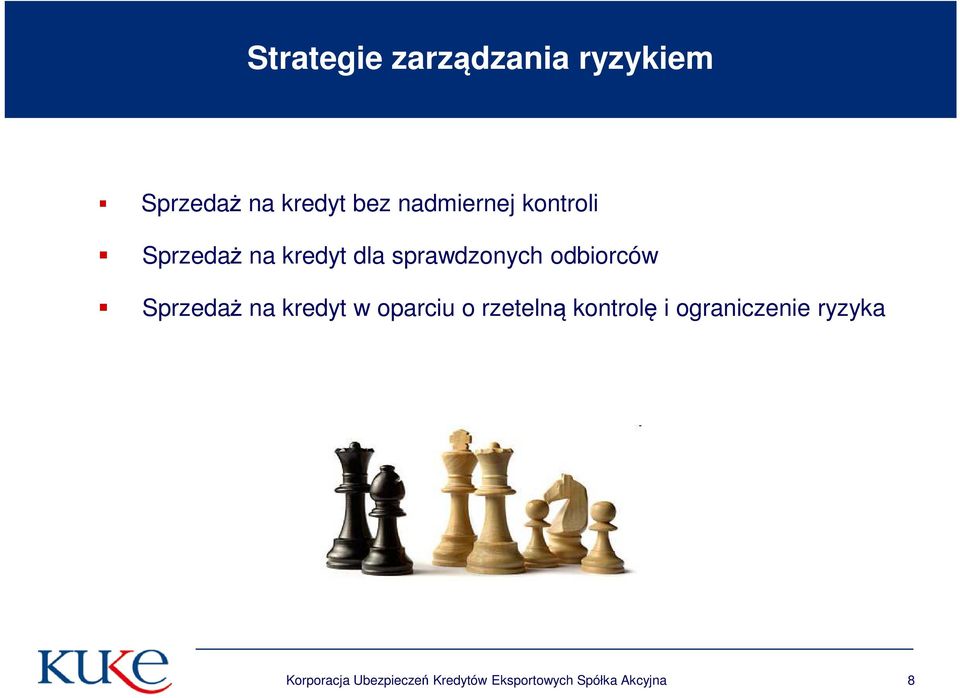 odbiorców Sprzedaż na kredyt w oparciu o rzetelną kontrolę i