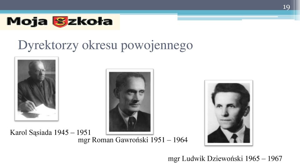 1945 1951 mgr Roman Gawroński