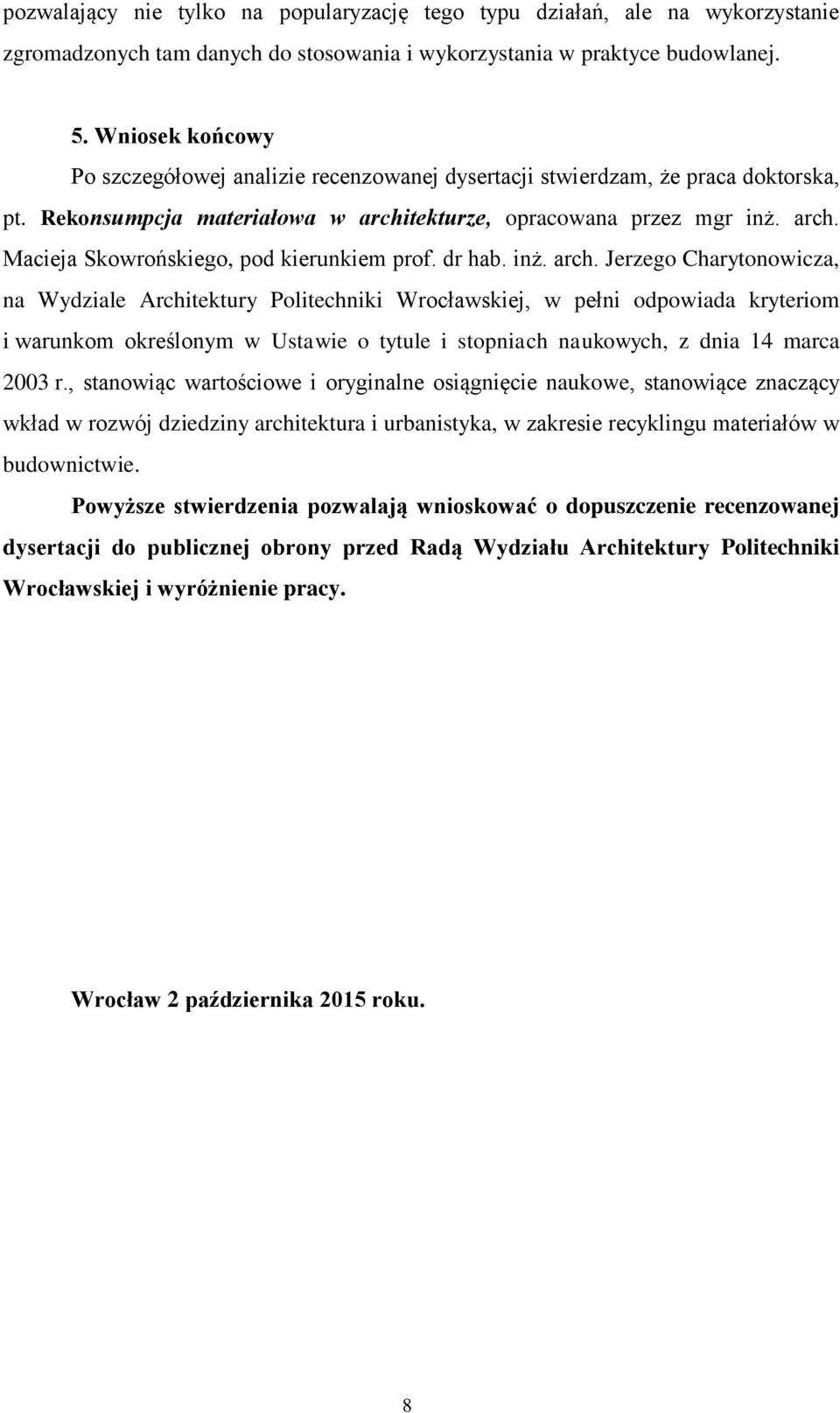dr hab. inż. arch.