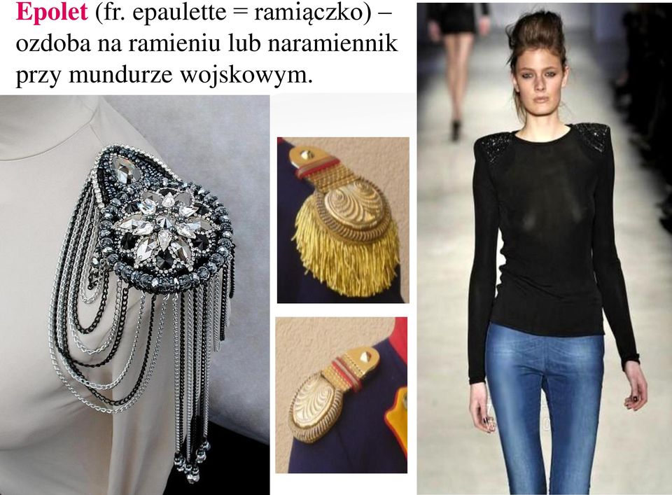 ozdoba na ramieniu lub