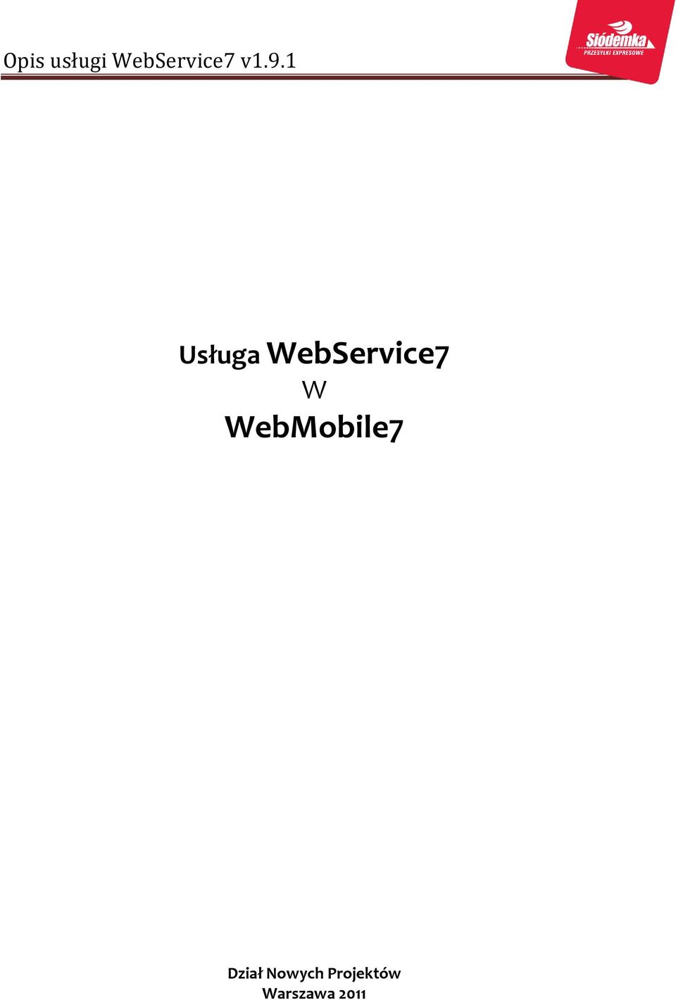 WebMobile7 Dział
