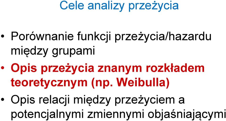 znanym rozkładem teoretycznym (np.