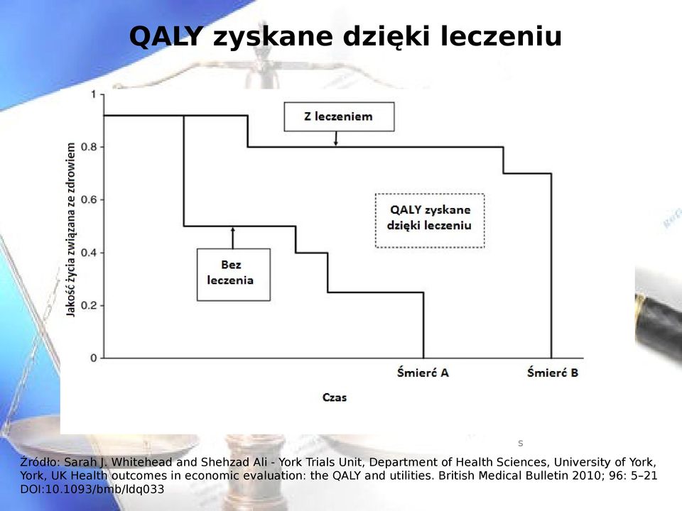 Sciences, University of York, York, UK Health outcomes in economic