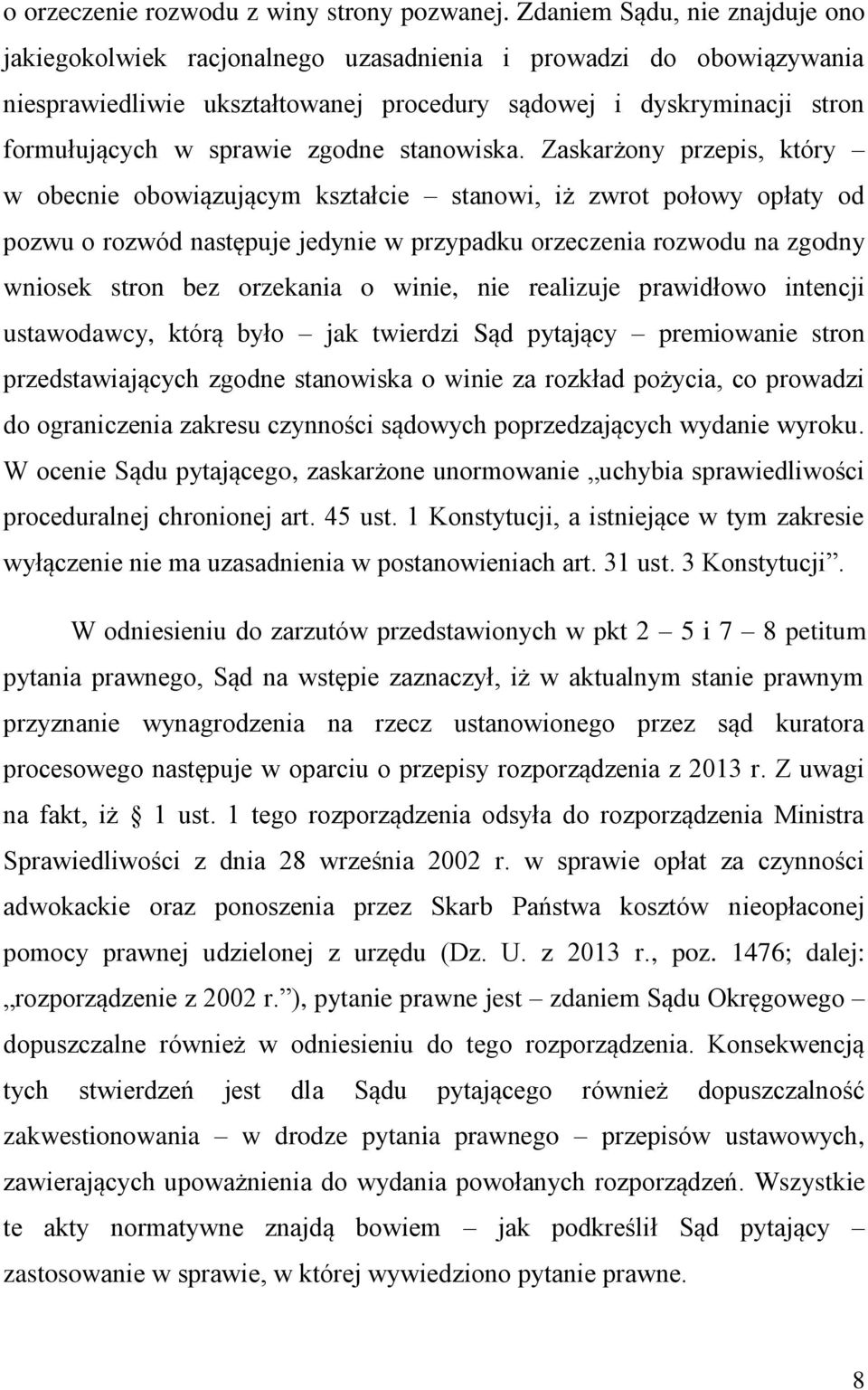 zgodne stanowiska.