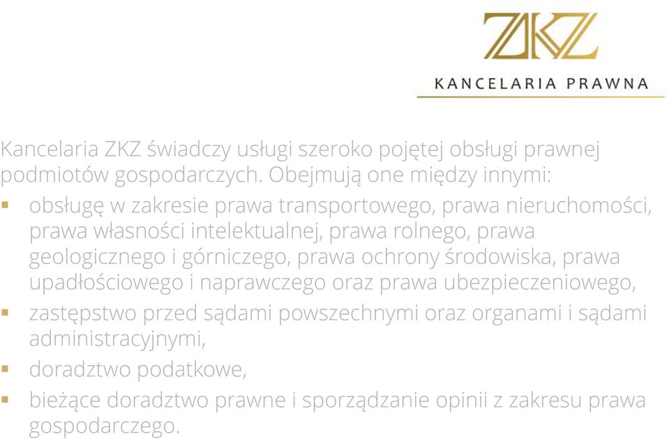 rolnego, prawa geologicznego i górniczego, prawa ochrony środowiska, prawa upadłościowego i naprawczego oraz prawa