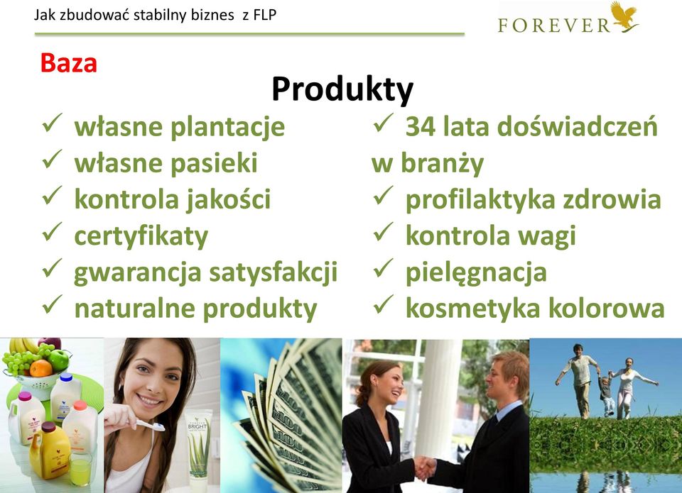 produkty Produkty 34 lata doświadczeń w branży