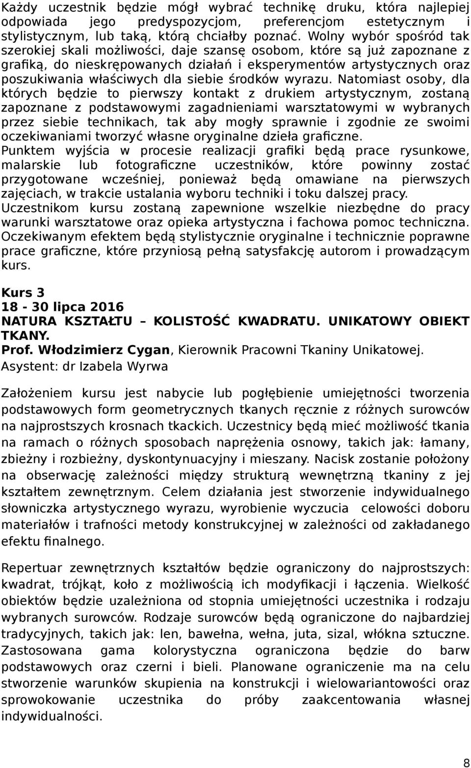 siebie środków wyrazu.