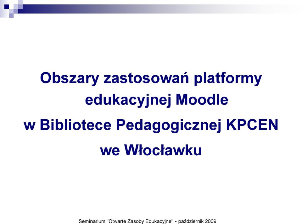 Moodle w Bibliotece