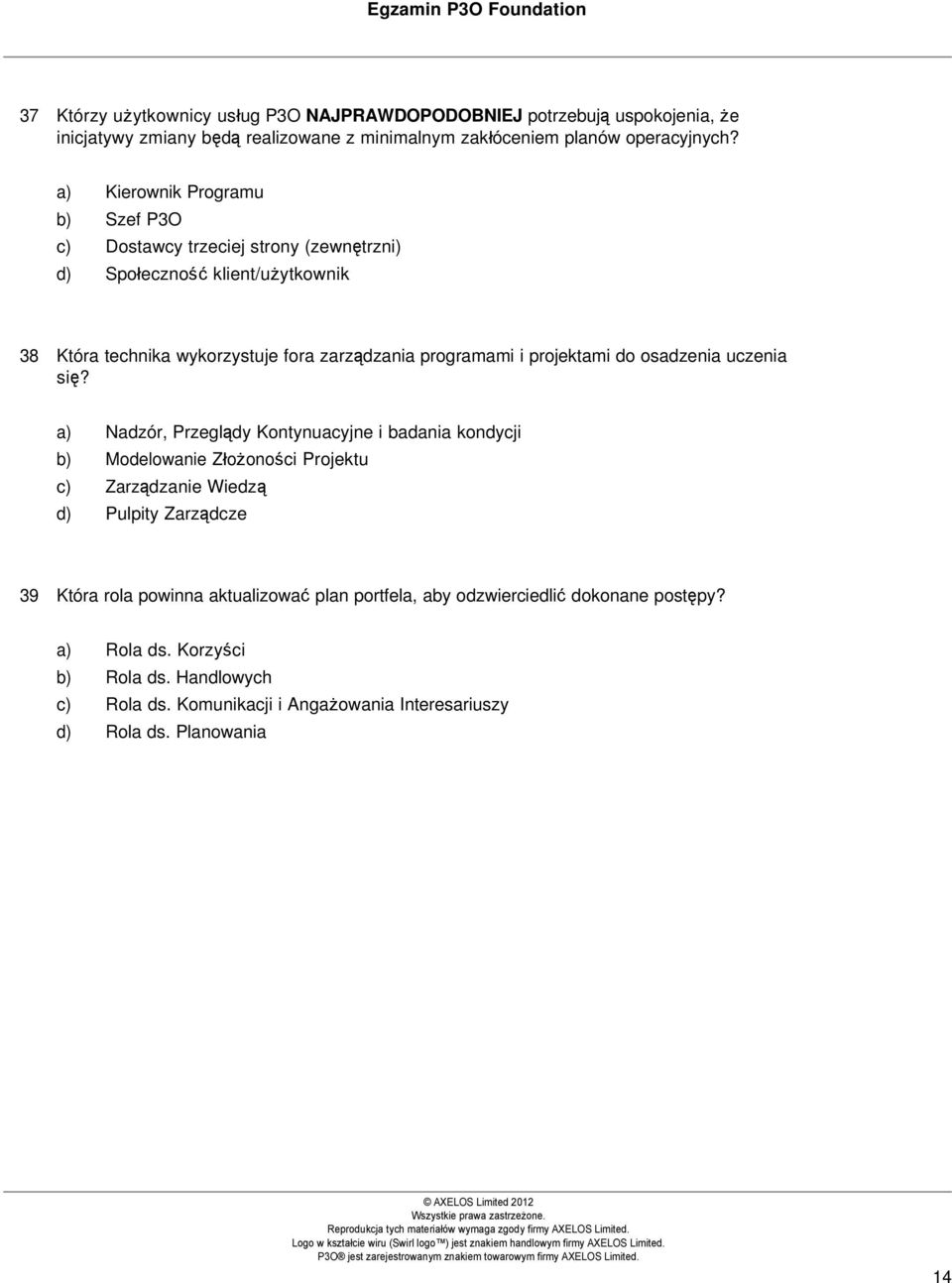 projektami do osadzenia uczenia się?