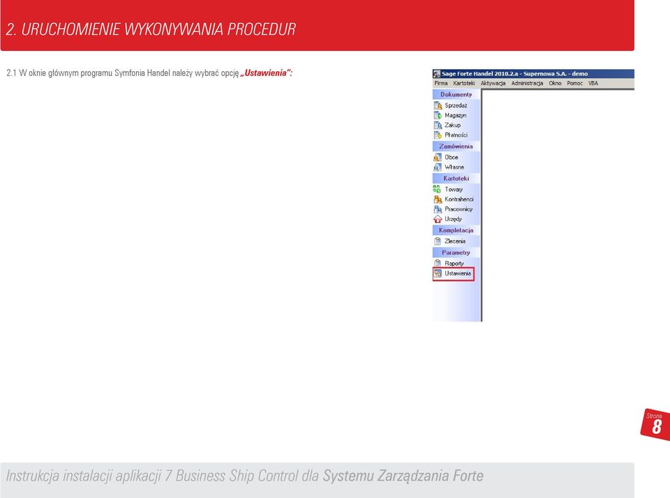 1 W oknie głównym programu