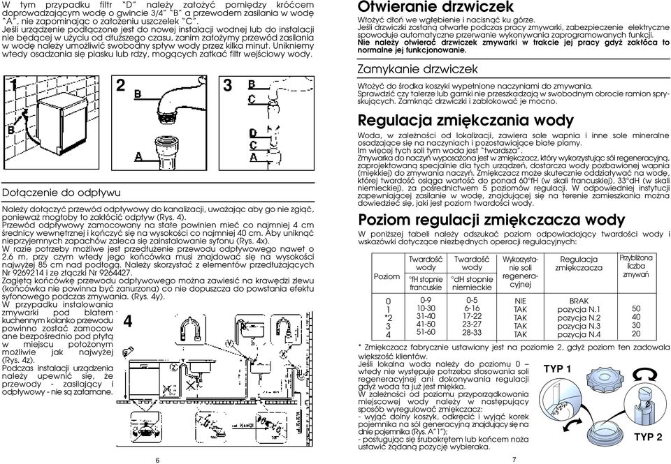 przez kilka minut. Unikniemy wtedy osadzania si piasku lub rdzy, mogàcych zatkaç filtr wejêciowy wody.