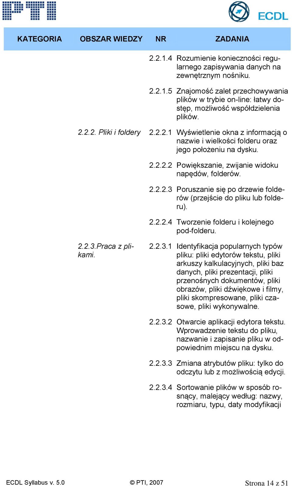 2.2.2.4 Tworzenie folderu i kolejnego pod-folderu. 2.2.3.