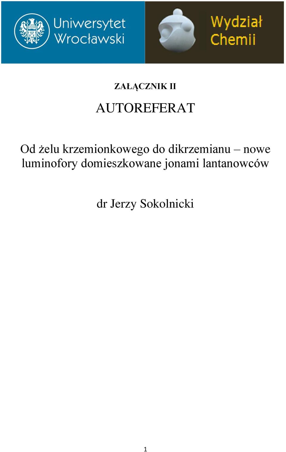 nowe luminofory domieszkowane
