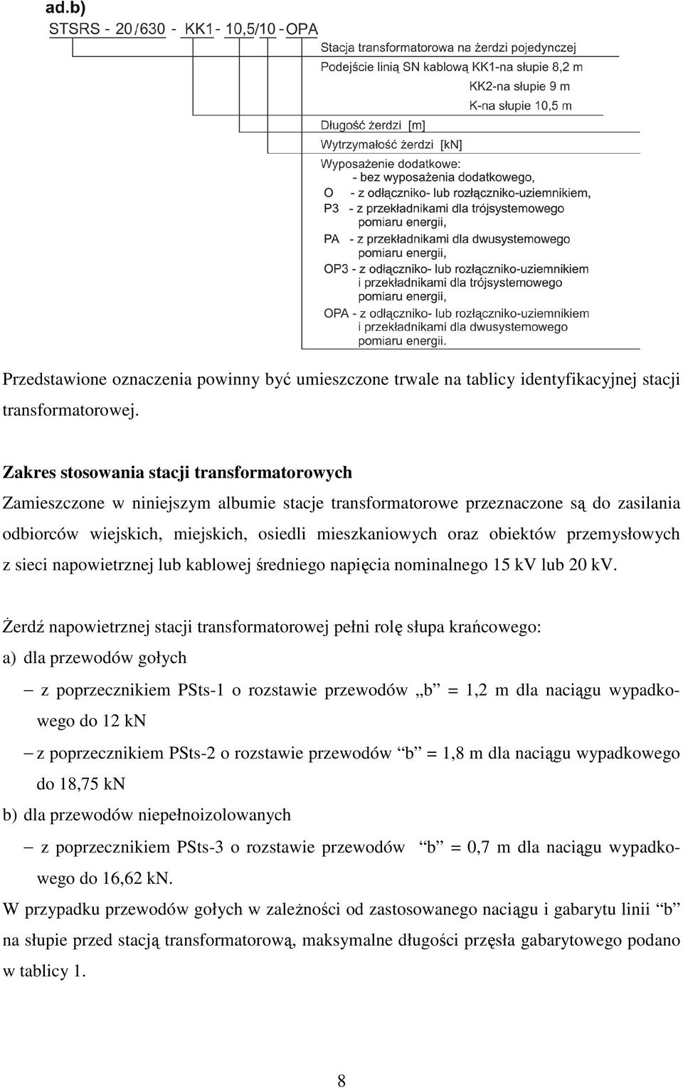 przemysłowych z sieci napowietrznej lub kablowej średniego napięcia nominalnego 15 kv lub 20 kv.