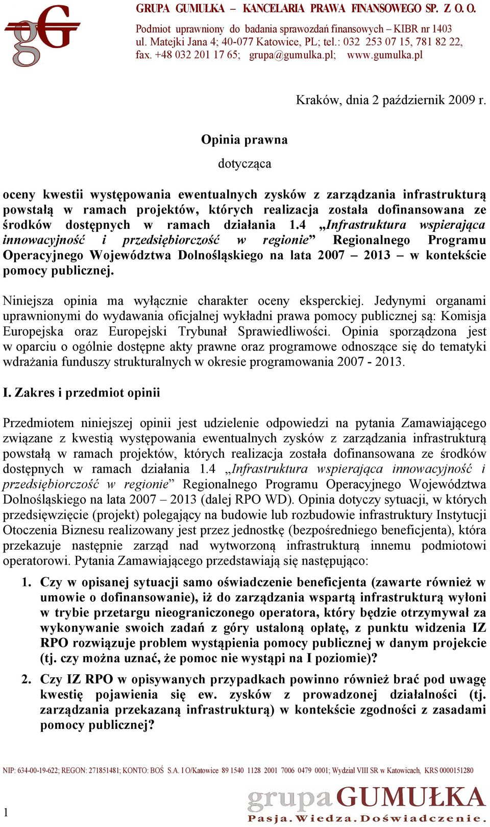 ramach działania 1.