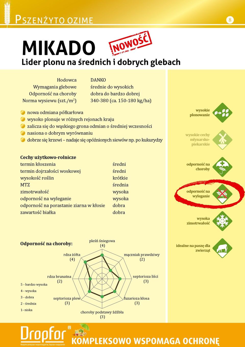 wyrównaniu dobrze się krzewi nadaje się opóźnionych siewów np.
