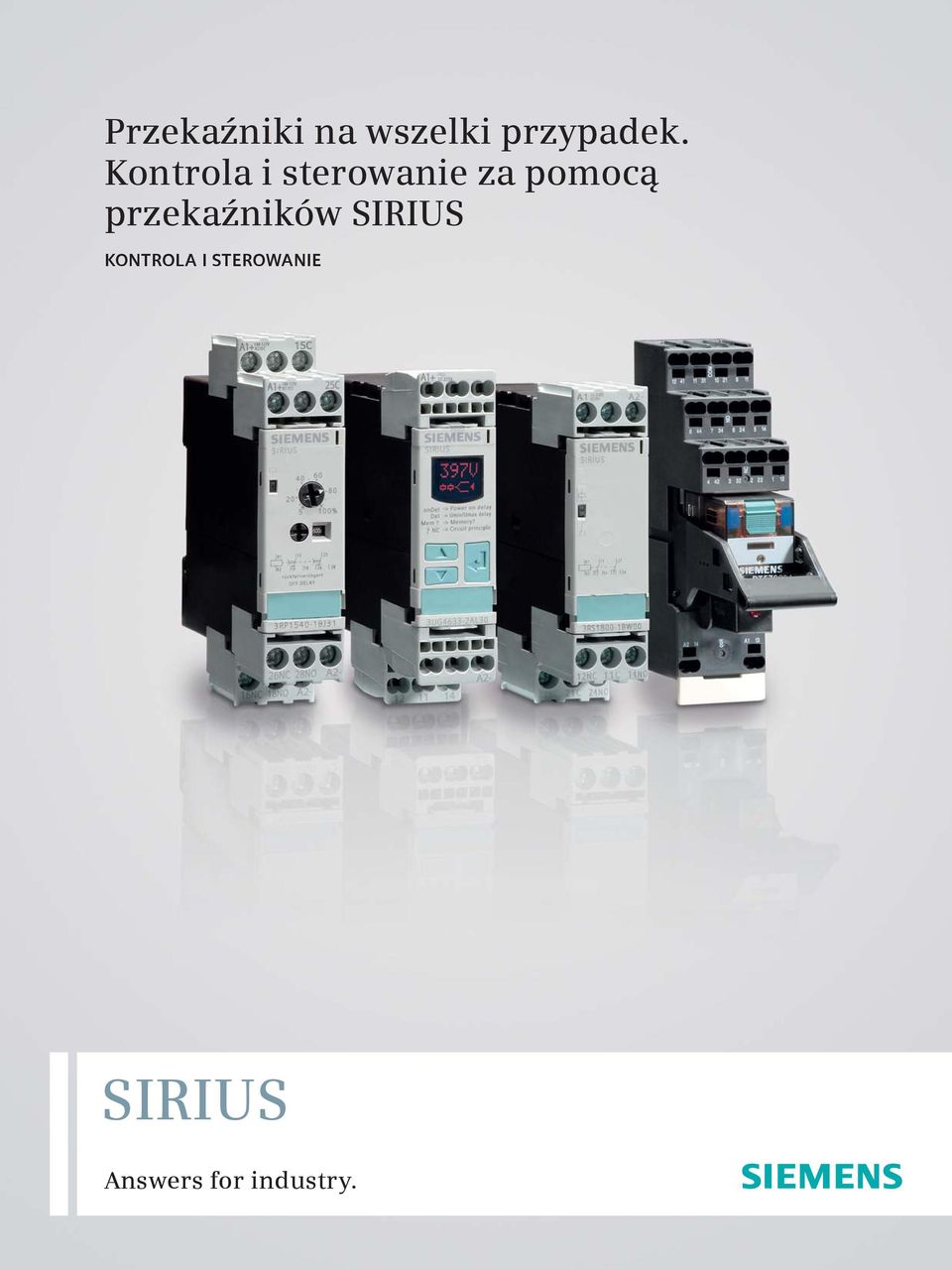 przekaźników SIRIUS KONTROLA I