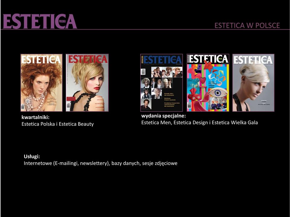 Estetica Design i Estetica Wielka Gala Usługi: