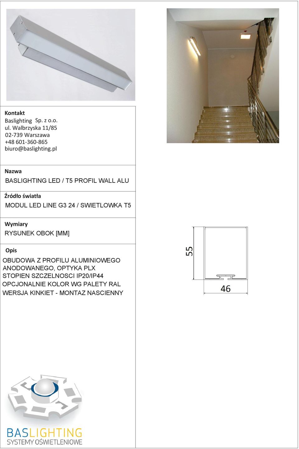ALUMINIOWEGO ANODOWANEGO, OPTYKA PLX STOPIEN SZCZELNOSCI