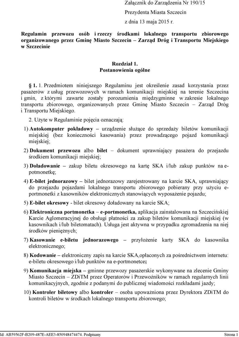 Postanowienia ogólne 1.