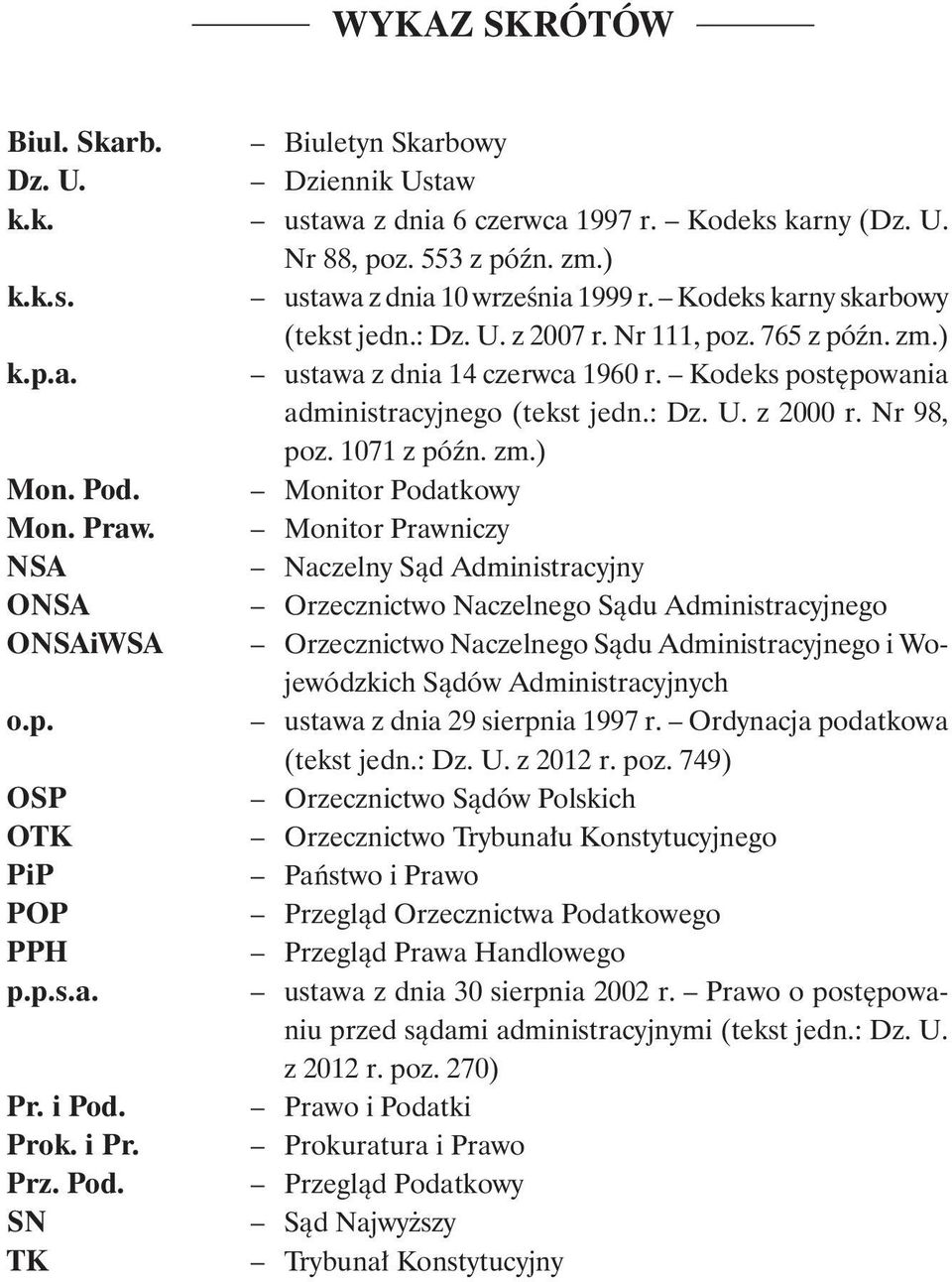 Nr 98, poz. 1071 z późn. zm.) Mon. Pod. Monitor Podatkowy Mon. Praw.