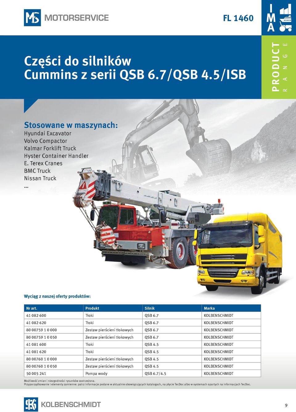 7 KOLBENSCHMIDT 80 00759 1 0 000 Zestaw pierścieni tłokowych QSB 6.7 KOLBENSCHMIDT 80 00759 1 0 050 Zestaw pierścieni tłokowych QSB 6.