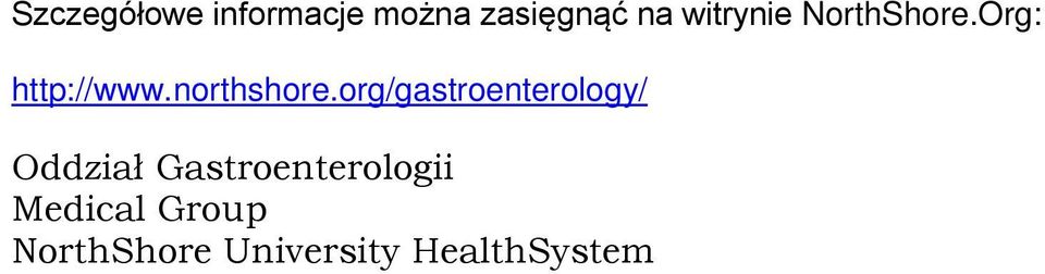 org/gastroenterology/ Oddział