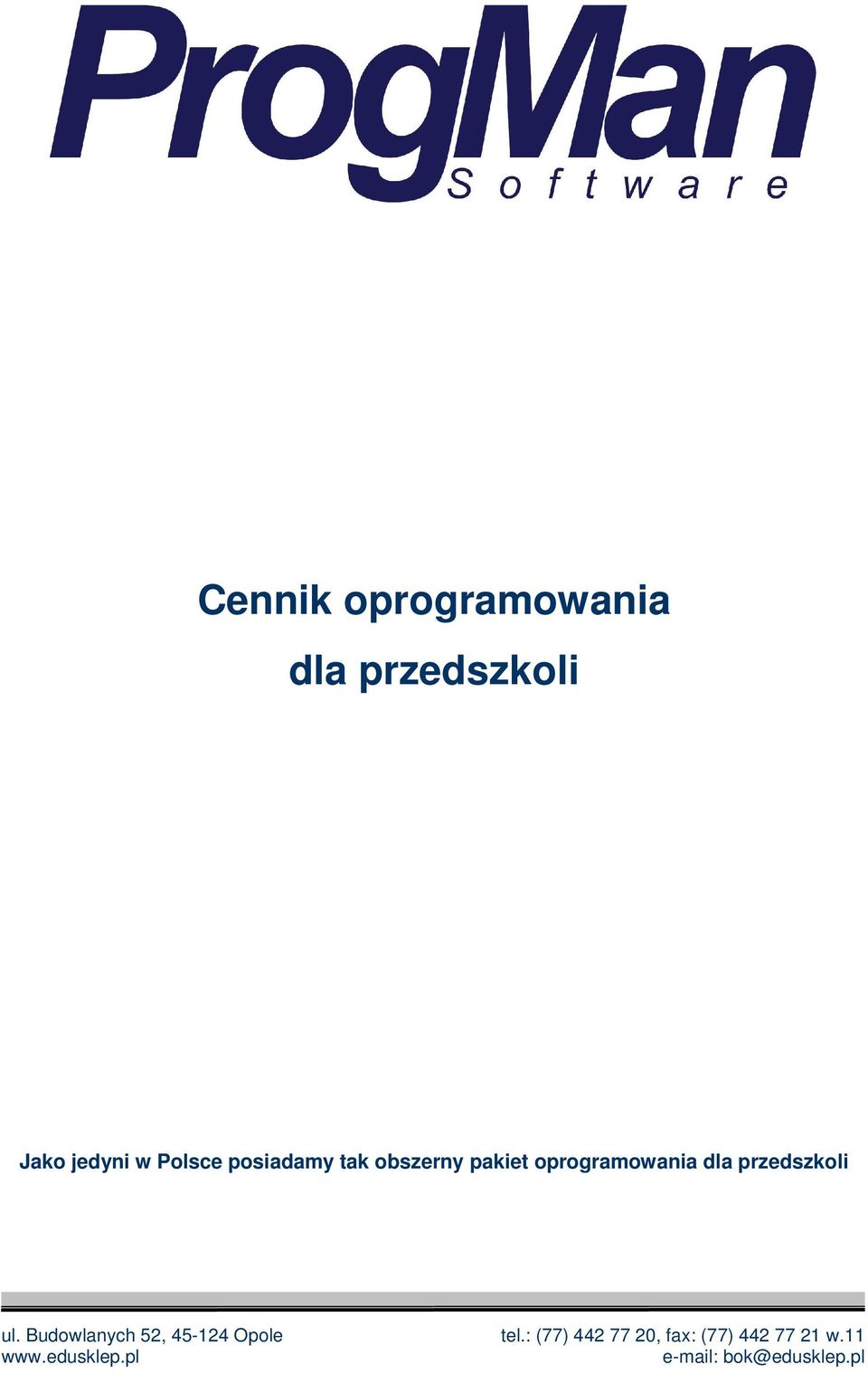 przedszkoli ul. Budowlanych 52, 45-124 Opole tel.