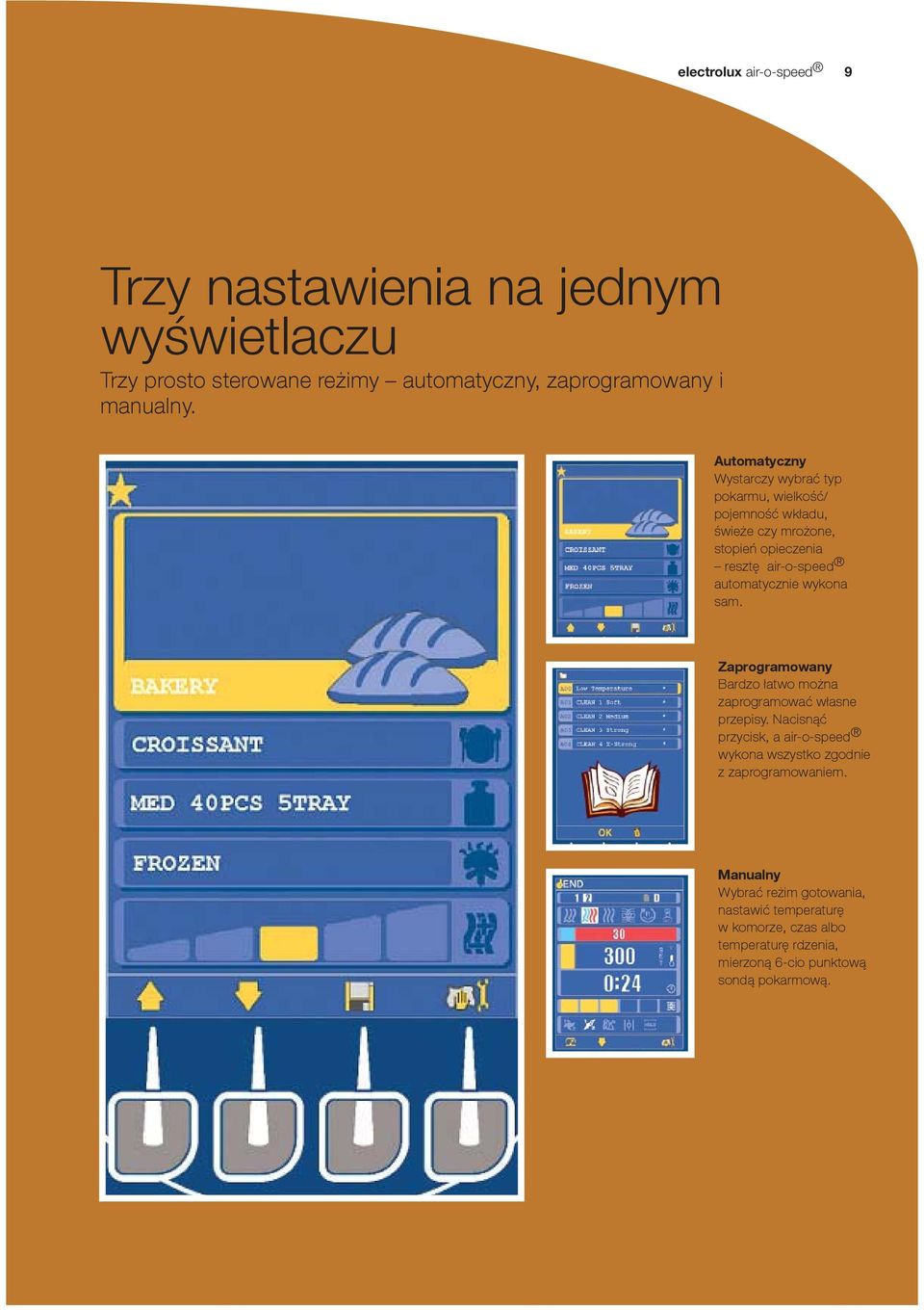 wykona sam. Zaprogramowany Bardzo łatwo można zaprogramować własne przepisy.