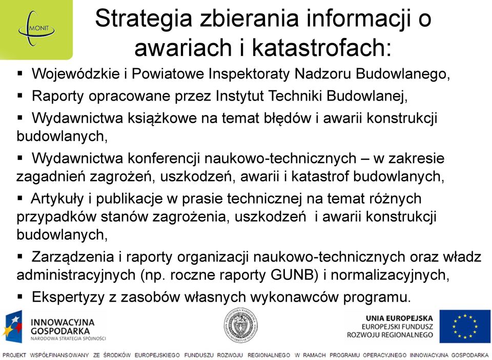 uszkodzeń, awarii i katastrof budowlanych, Artykuły i publikacje w prasie technicznej na temat różnych przypadków stanów zagrożenia, uszkodzeń i awarii konstrukcji