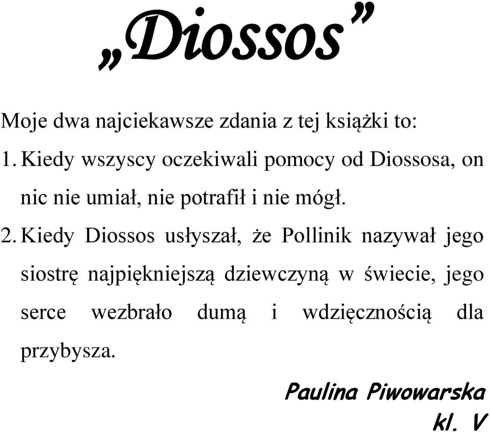 nie mógł. 2.