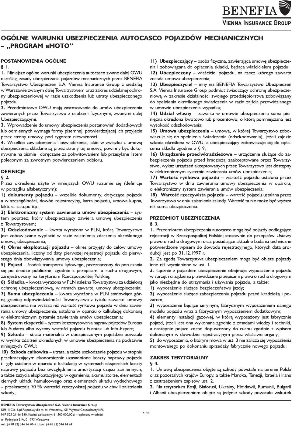 Towarzystwo Ubezpieczeń S.A.