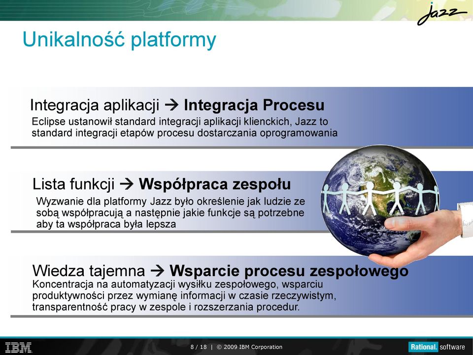 następnie jakie funkcje są potrzebne aby ta współpraca była lepsza Wiedza tajemna Wsparcie procesu zespołowego Koncentracja na automatyzacji wysiłku